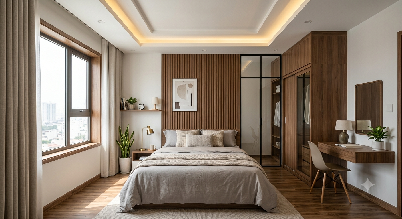 Lựa chọn thiết kế cho phòng ngủ có diện tích nhỏ
