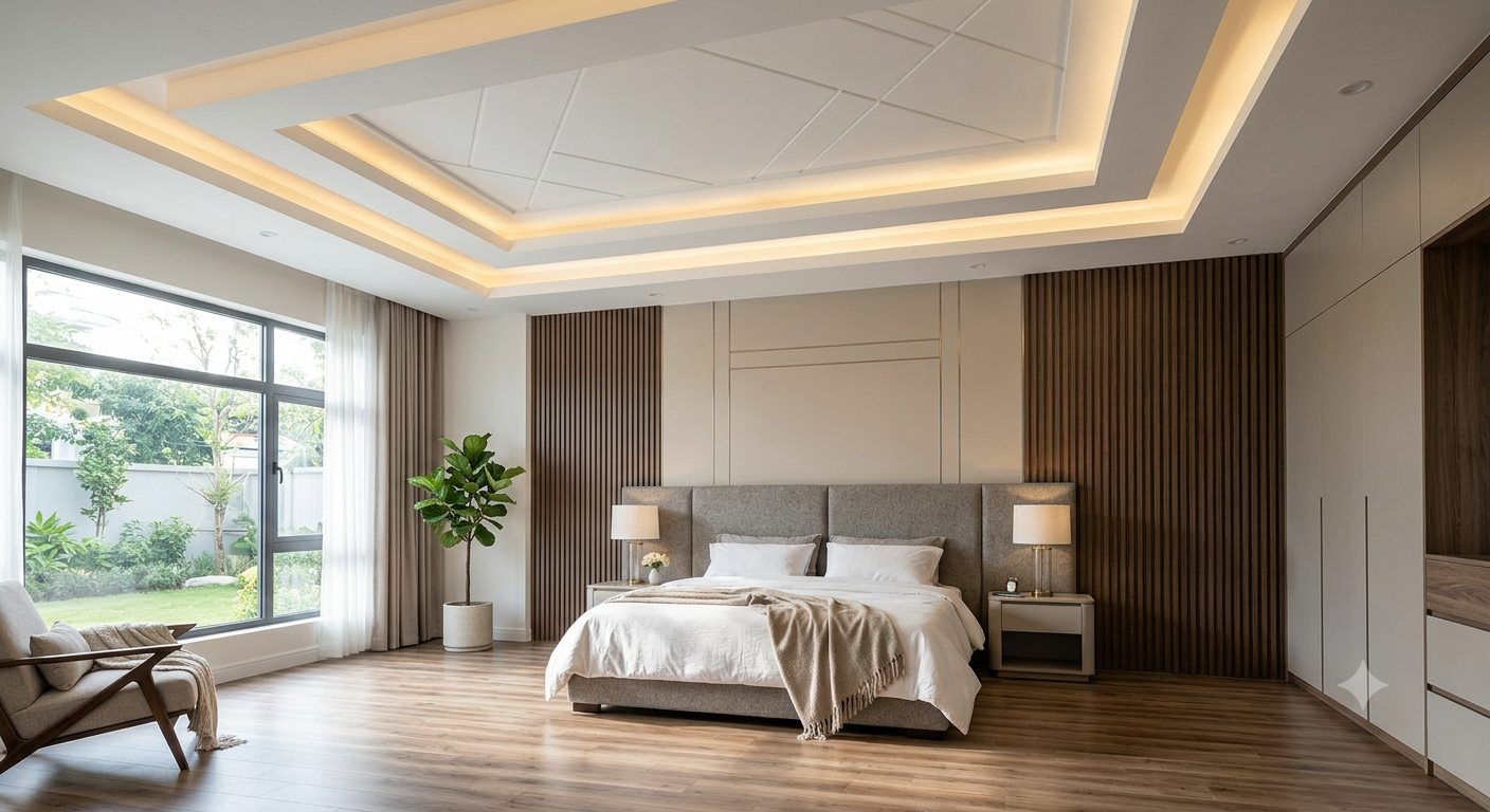 Giải pháp cho phòng ngủ diện tích trung bình và lớn